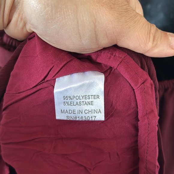 Princess Polly Natasha Maroon Burgundy Halter Cutout Balloon Sleeve Mini Dress - Picture 11 of 13